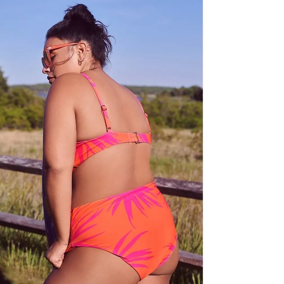 Anthropologie Maeve Paradise High-Waisted Bikini top and bikini bottom - Picture 7 of 10